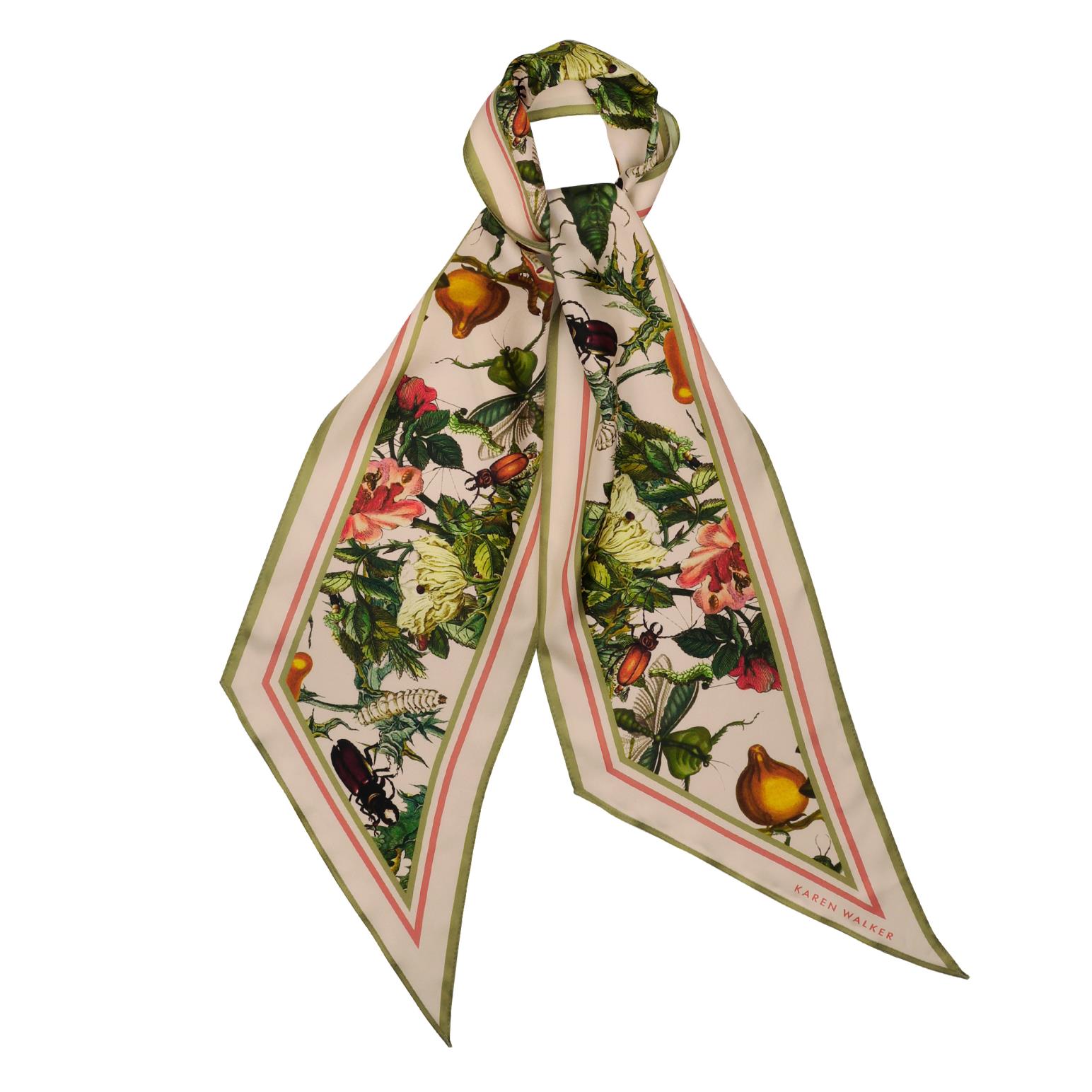 Karen Walker Insects & Fruit Sash Scarf